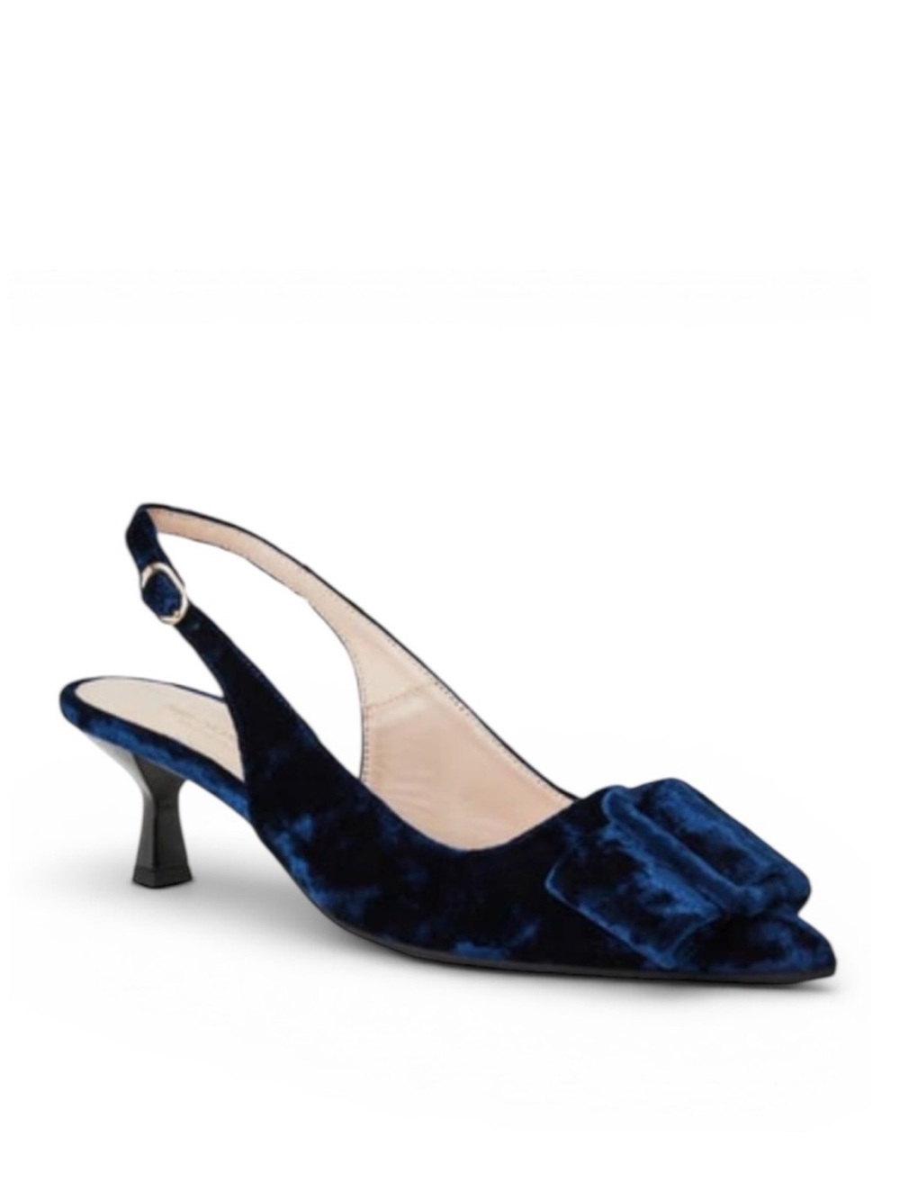 Bruno Magli Morena Blue Velvet Bow Slingback Pump | 38 (8)